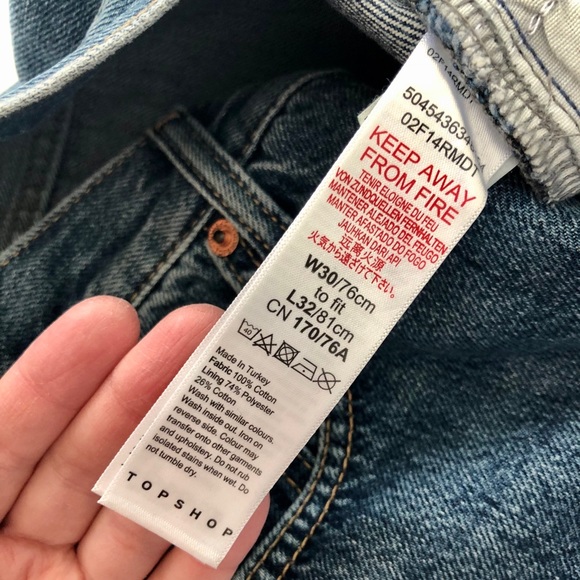 Topshop Editor Jeans Size 30 - Picture 12 of 12